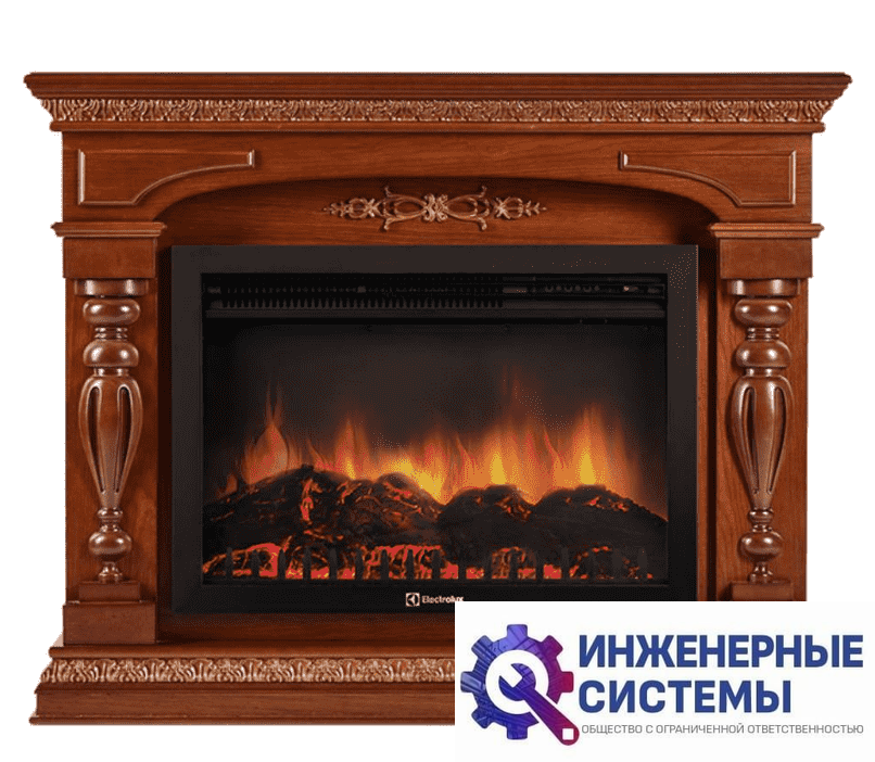 Firelight Perfetto R 26/30 шпон дуба портал для камина