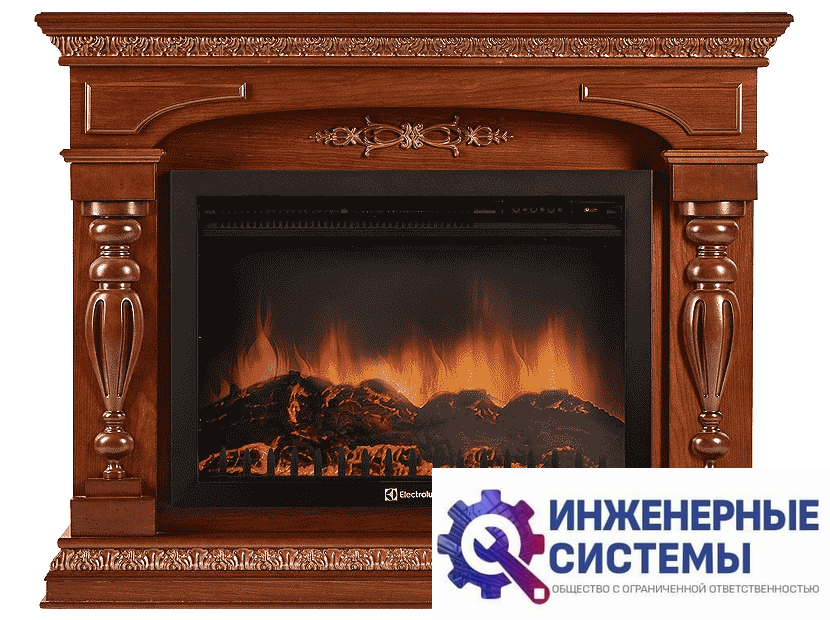 Firelight Perfetto R 30 шпон Дуб портал для камина