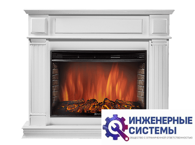 Firelight Piazza 30 портал для камина белый