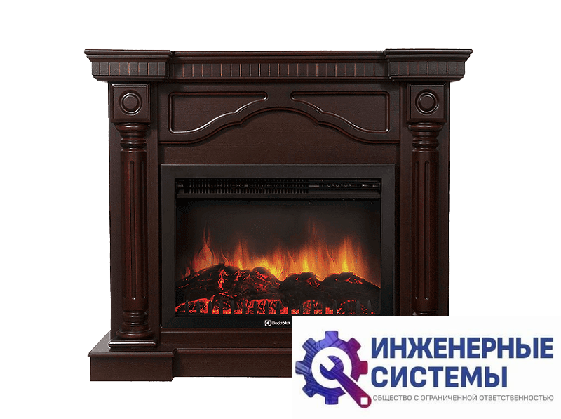 Firelight Rome 30 портал для камина Темный дуб
