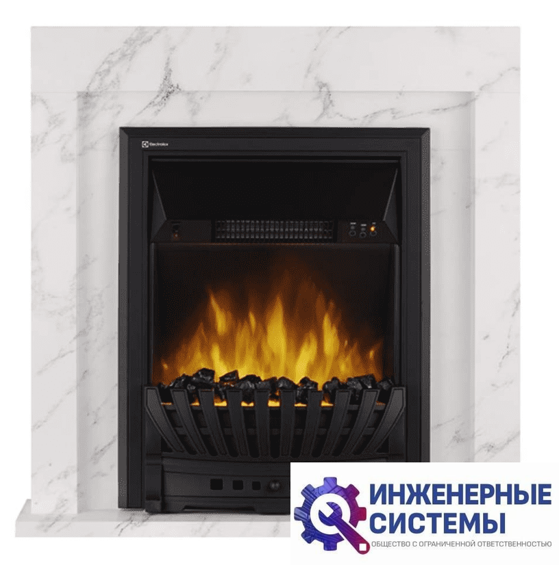 Firelight Simple Classic белый мрамор портал для камина