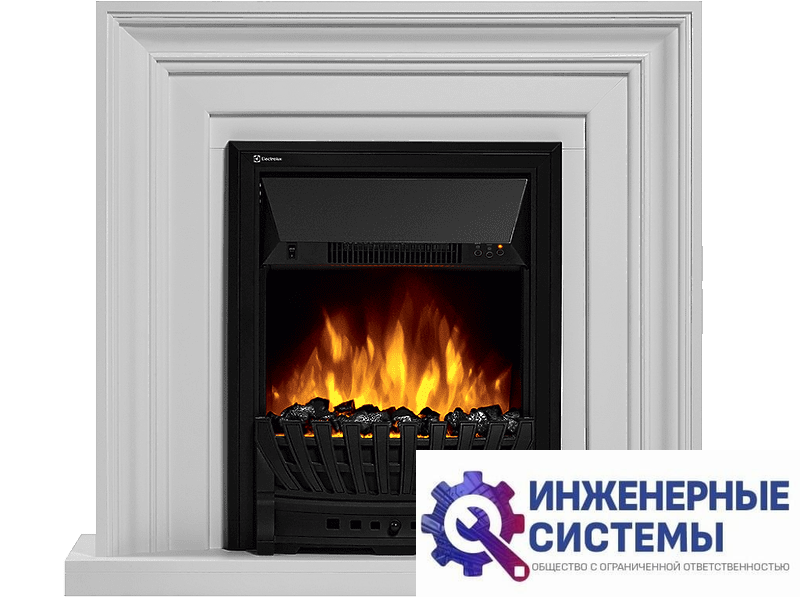 Firelight Stretto Classic портал для камина белый