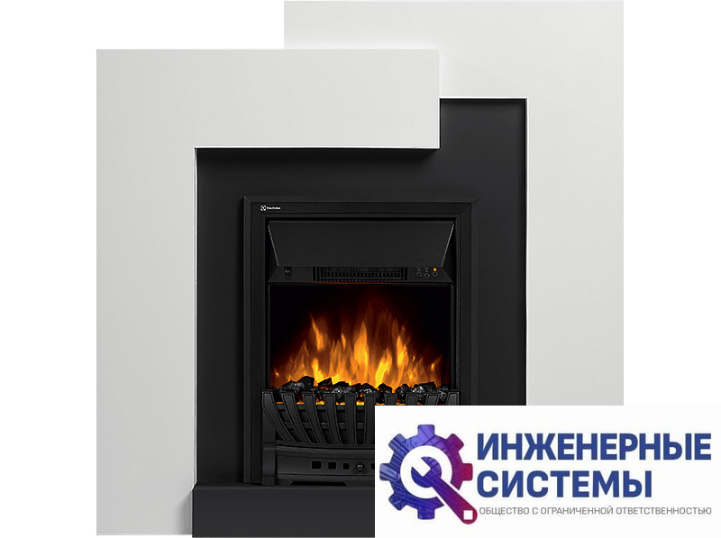 Firelight Tetris Classic портал для камина белый, серый
