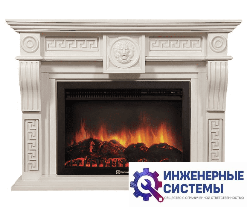 Firelight Vittoriano 30 Белёный дуб портал для камина