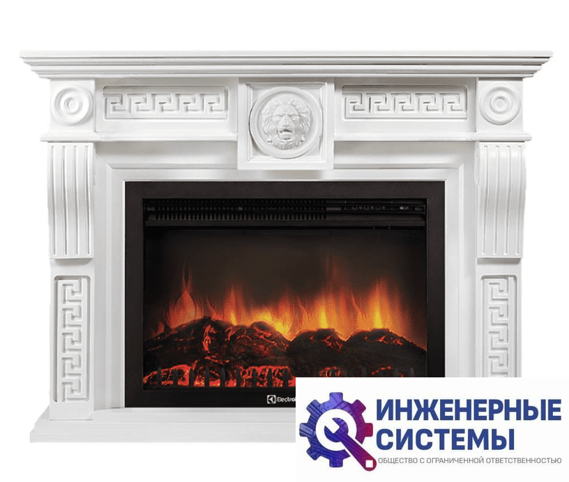 Firelight Vittoriano 30 Белый портал для камина