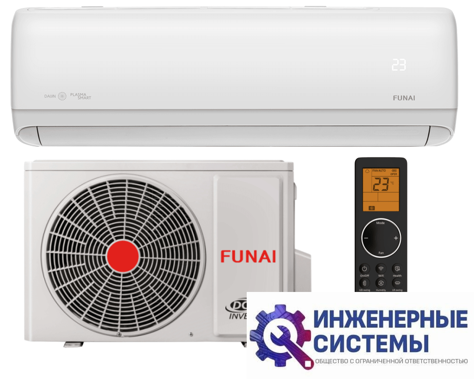 Funai RAC-I-DA35HP.D01 Daijin Inverter кондиционер 3 кВт