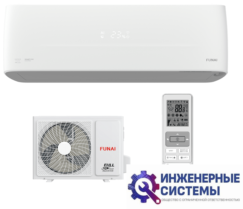 Funai RAC-I-EU35HP.D01 Emperor Up Smart Eye Full DC Inverter кондиционер 3,5 кВт