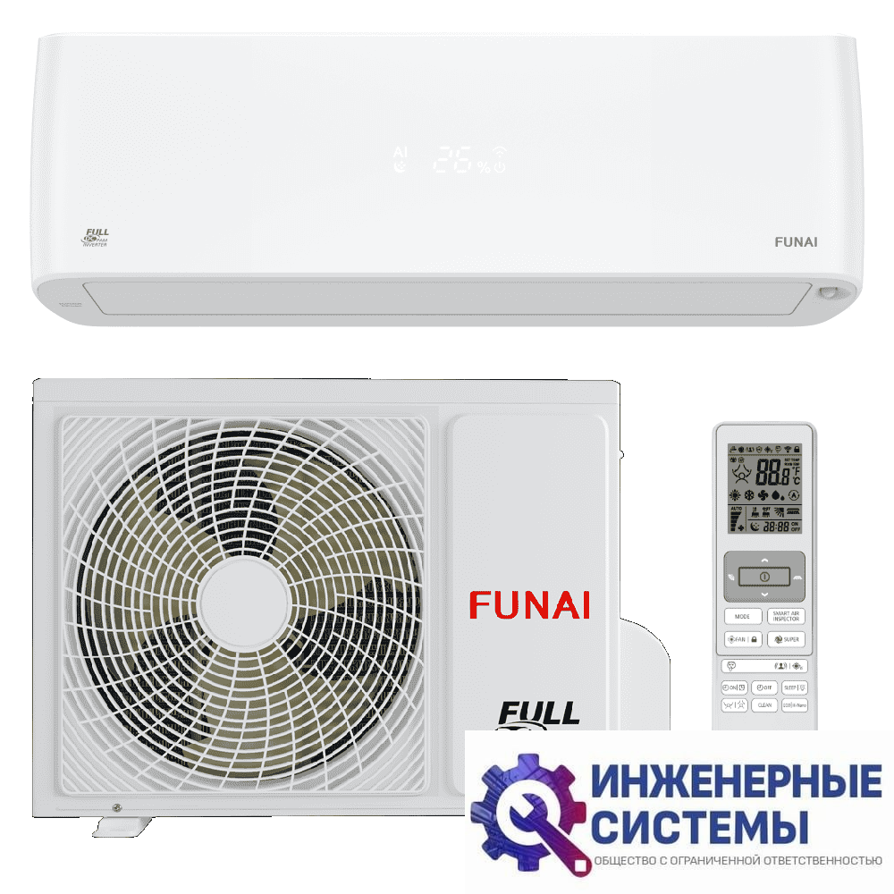 Funai RACI-EM25HP.D04 Emperor Smart Eye Inverter кондиционер 2,5 кВт
