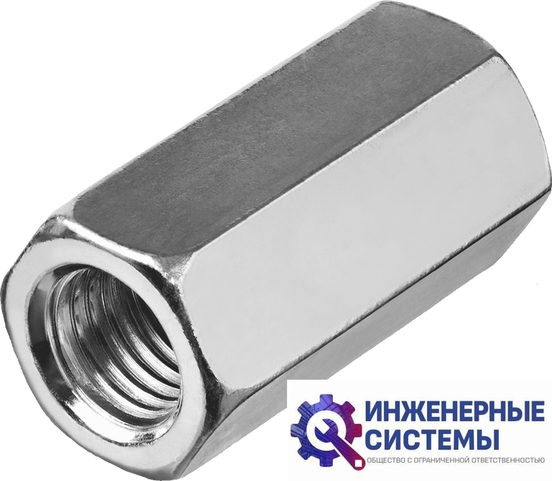 Гайки Зубр DIN 6334 М6 переходные коробка