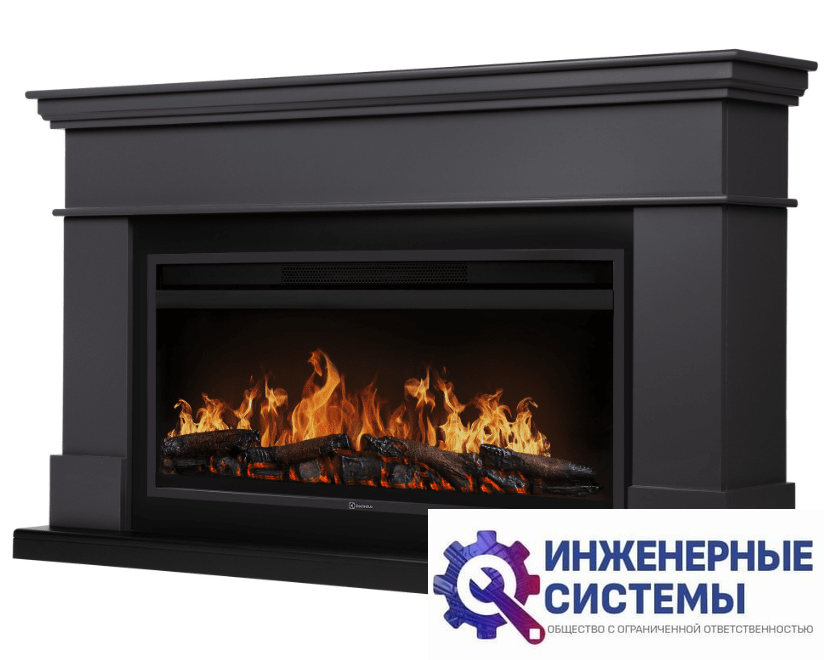 Каминокомплект: Очаг Electrolux EFP/P-4220LS, портал California 42/40/36, графит