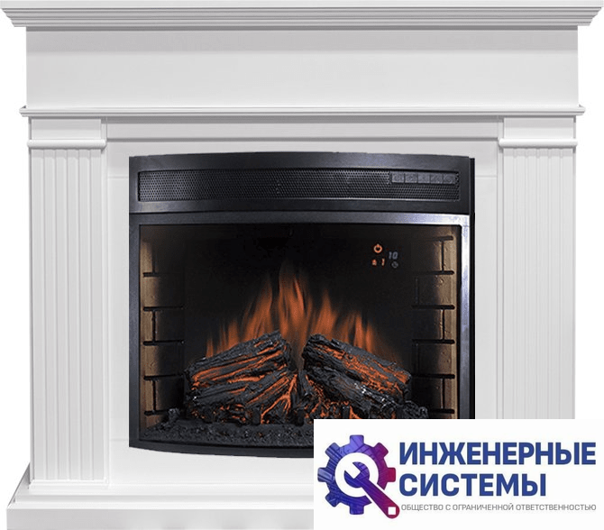 Каминокомплект Royal Flame Adagio Белый с очагом Dioramic 28 LED FX