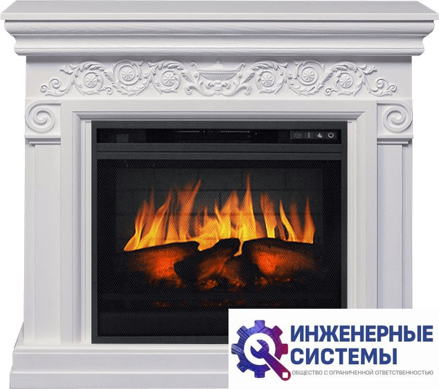 Каминокомплект Royal Flame Athena Белый с очагом Vision 23 EF LED 3D FX
