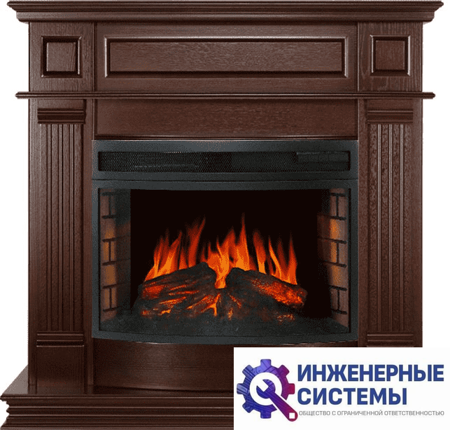 Каминокомплект Royal Flame Atlanta Темный орех с очагом Dioramic 25 LED FX