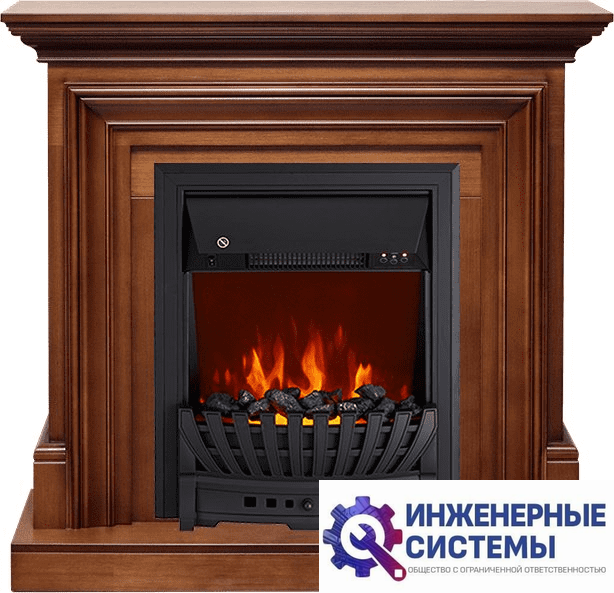 Каминокомплект Royal Flame Bradford Орех с очагом Aspen Black
