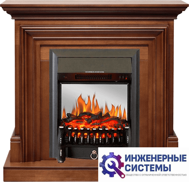 Каминокомплект Royal Flame Bradford Орех с очагом Fobos FX M Black