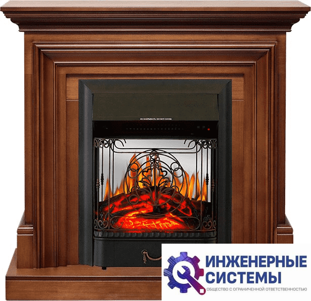 Каминокомплект Royal Flame Bradford Орех с очагом Majestic FX M Black