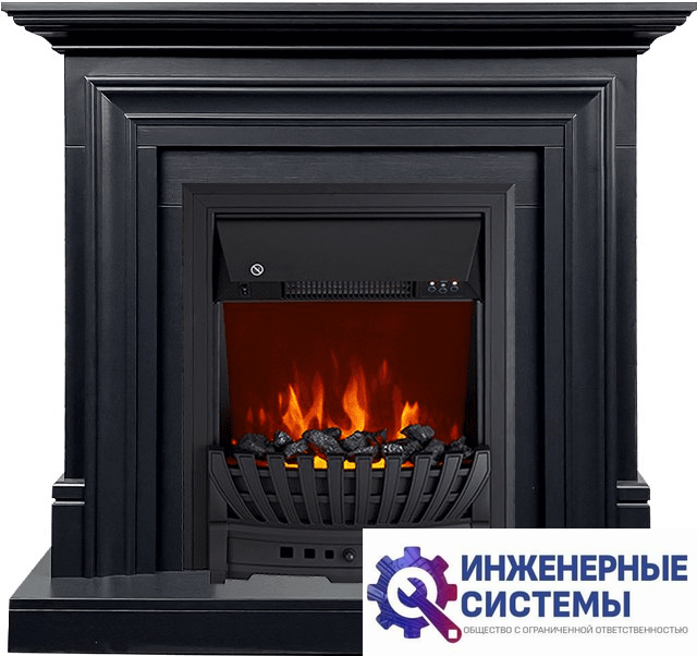 Каминокомплект Royal Flame Bradford Серый графит с очагом Aspen Black