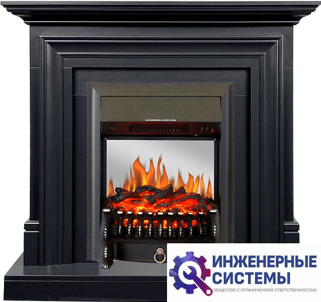 Каминокомплект Royal Flame Bradford Серый графит с очагом Fobos FX M Black