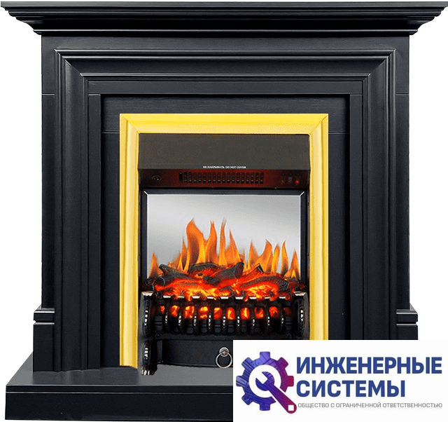 Каминокомплект Royal Flame Bradford Серый графит с очагом Fobos FX M Brass