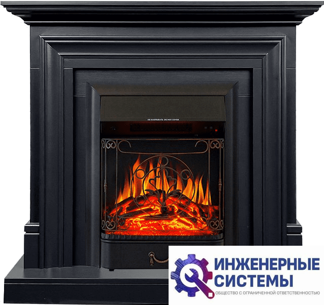Каминокомплект Royal Flame Bradford Серый графит с очагом Majestic FX Black