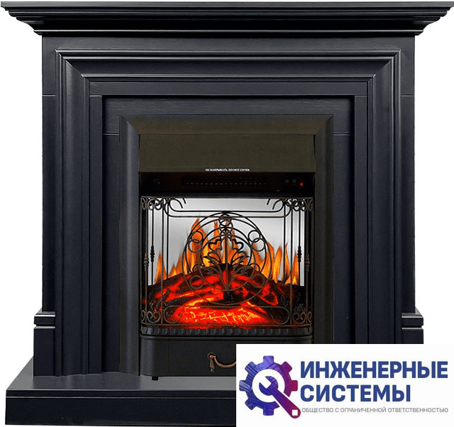 Каминокомплект Royal Flame Bradford Серый графит с очагом Majestic FX M Black