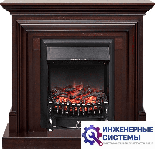 Каминокомплект Royal Flame Bradford Темный дуб с очагом Fobos FX Black