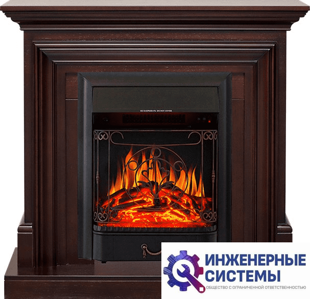 Каминокомплект Royal Flame Bradford Темный дуб с очагом Majestic FX Black