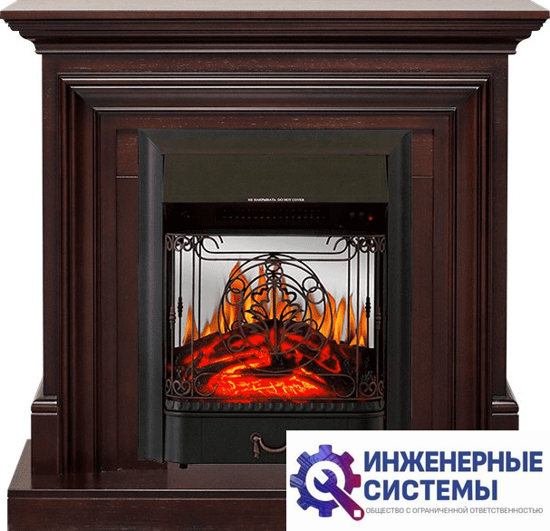 Каминокомплект Royal Flame Bradford Темный дуб с очагом Majestic FX M Black