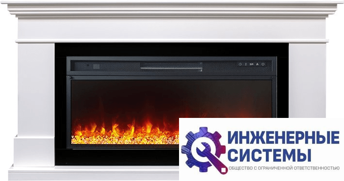 Каминокомплект Royal Flame California Белый с очагом Vision 42 LED