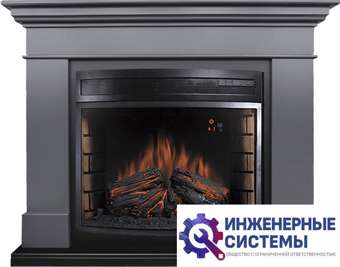 Каминокомплект Royal Flame California Серый графит с очагом Dioramic 28 LED FX