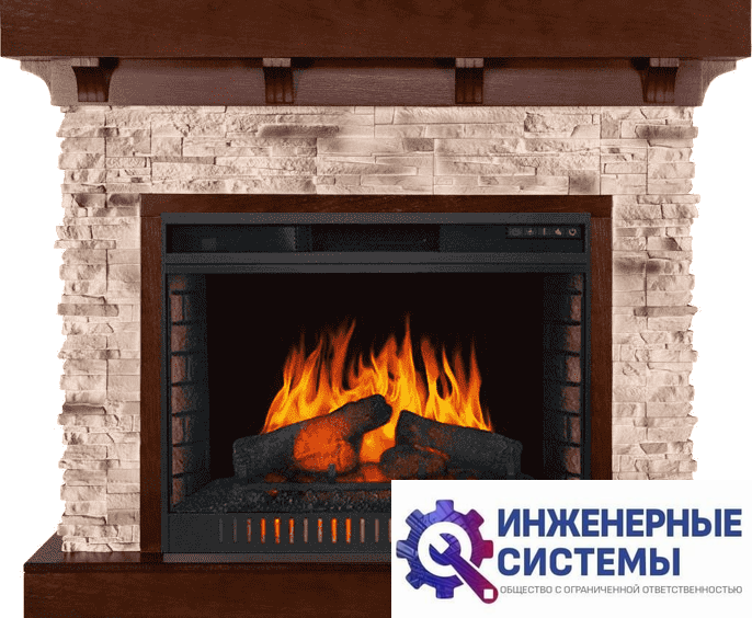 Каминокомплект Royal Flame Chalet Темный дуб с очагом Vision 30 EF LED FX