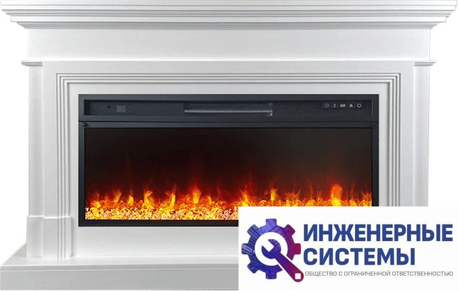 Каминокомплект Royal Flame Coventry Белый с очагом Vision 42 LED