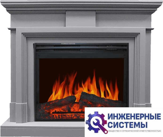 Каминокомплект Royal Flame Coventry Grey Серый с очагом Jupiter FX New