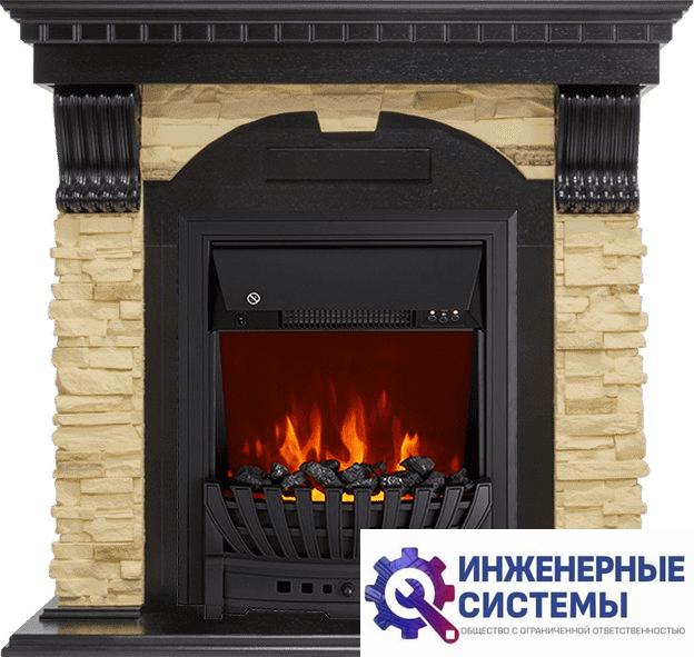 Каминокомплект Royal Flame Dublin Венге/Сланец с очагом Aspen Black