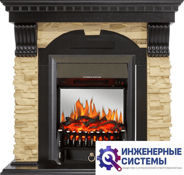 Каминокомплект Royal Flame Dublin Венге/Сланец с очагом Fobos FX M Black