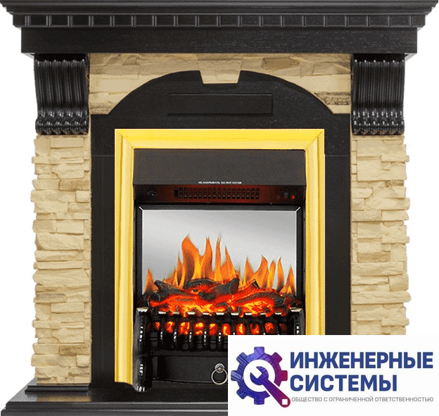 Каминокомплект Royal Flame Dublin Венге/Сланец с очагом Fobos FX M Brass