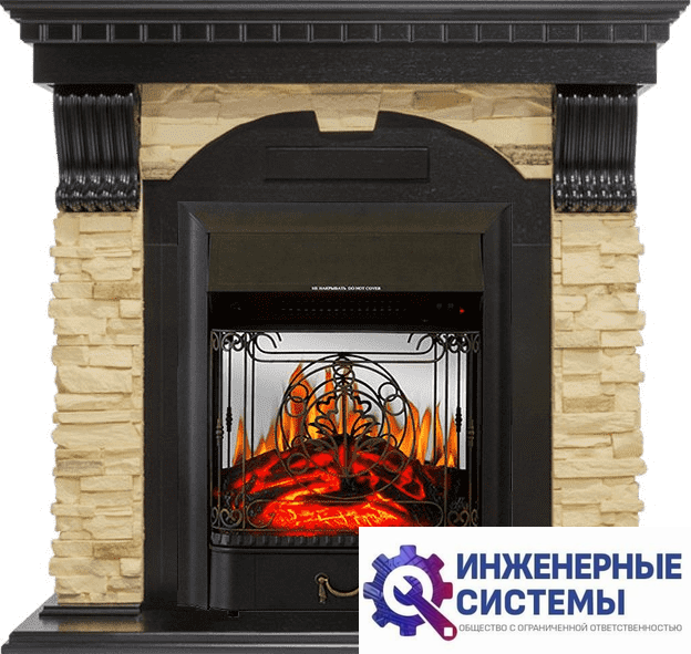Каминокомплект Royal Flame Dublin Венге/Сланец с очагом Majestic FX M Black