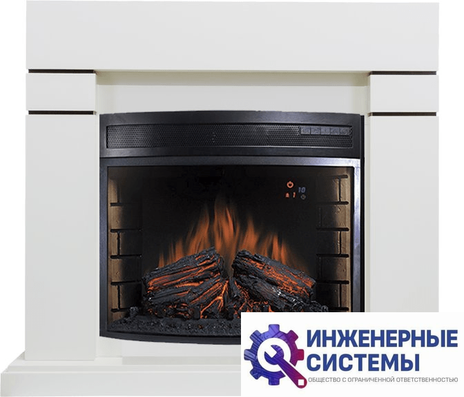 Каминокомплект Royal Flame Lindos Алебастр с очагом Dioramic 28 LED FX