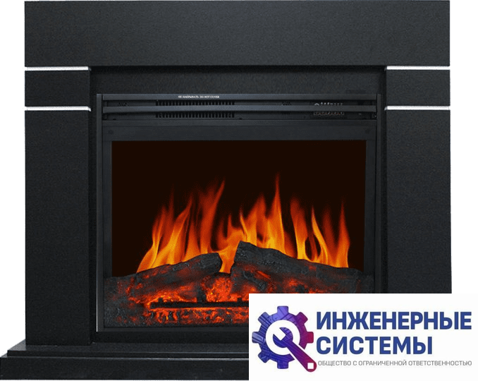 Каминокомплект Royal Flame Lindos Черный с очагом Jupiter FX New