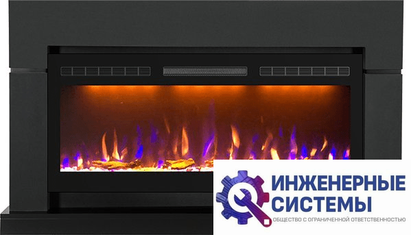 Каминокомплект Royal Flame Lindos Graphite Grey с очагом Crystal 40 RF