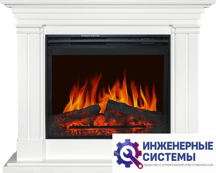 Каминокомплект Royal Flame Lyon Белый с очагом Jupiter FX New