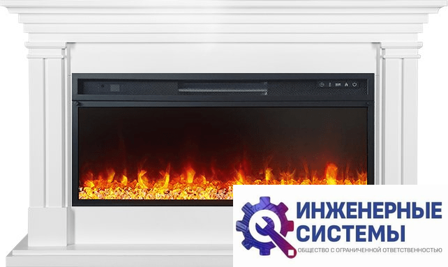 Каминокомплект Royal Flame Lyon Белый с очагом Vision 42 LED