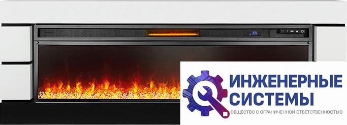 Каминокомплект Royal Flame Modern Белый с черным с очагом Vision 60 LED