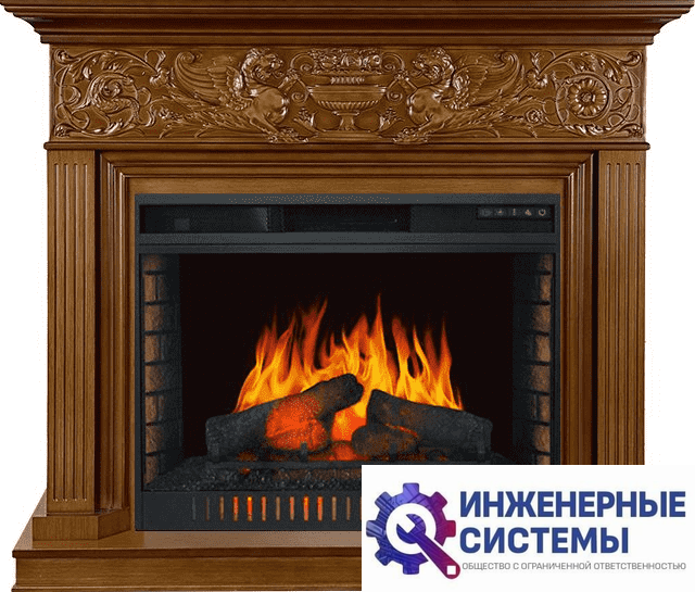 Каминокомплект Royal Flame Palace Орех с очагом Vision 30 EF LED FX