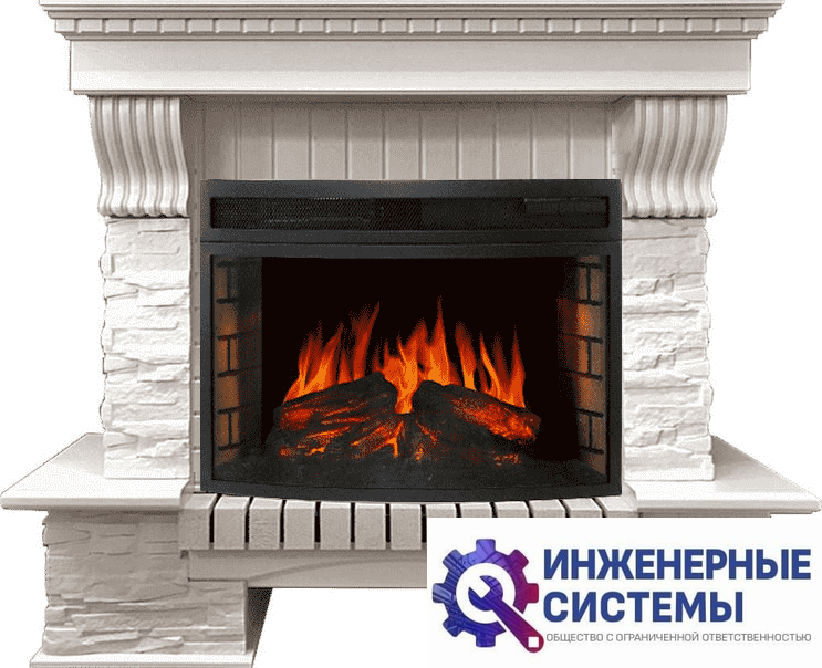 Каминокомплект Royal Flame Pierre Luxe Белый/Сланец белый с очагом Dioramic 25 LED FX