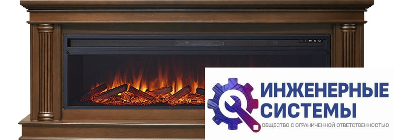 Каминокомплект Royal Flame Rome 60 Каштан с очагом Vision 60 LOG LED