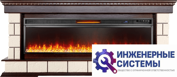 Каминокомплект Royal Flame Shateau 60 Темный дуб с очагом Vision 60 LED