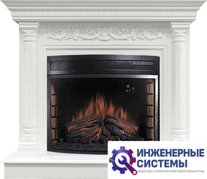 Каминокомплект Royal Flame Sicilia Белый с очагом Dioramic 28 LED FX