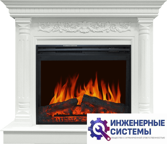 Каминокомплект Royal Flame Sicilia Белый с очагом Jupiter FX New