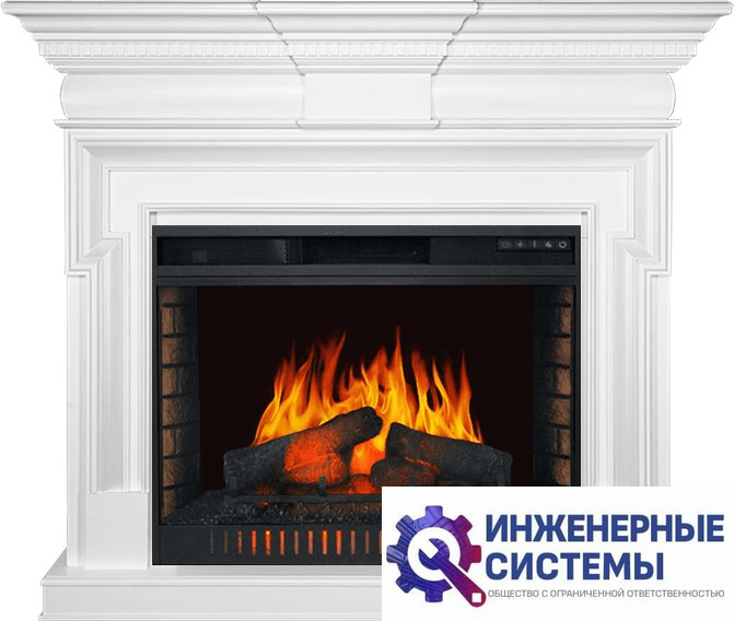 Каминокомплект Royal Flame Torino Белый с очагом Vision 30 EF LED FX